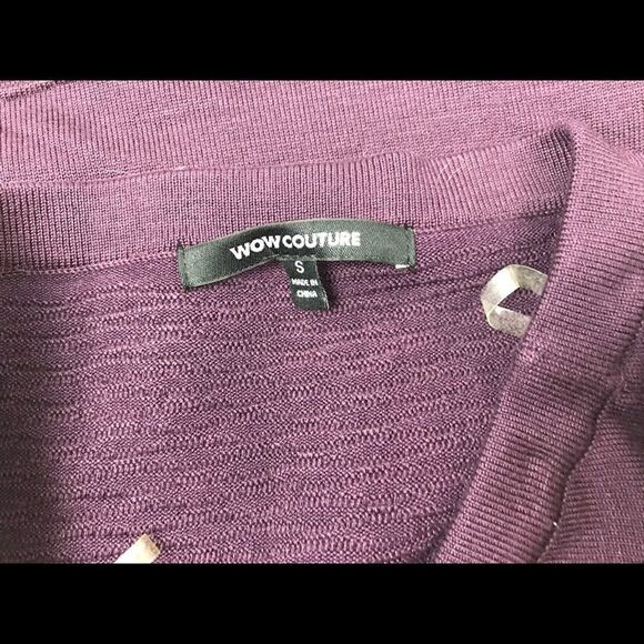 Wow Couture Purple Dress. Sz S - Picture 4 of 4